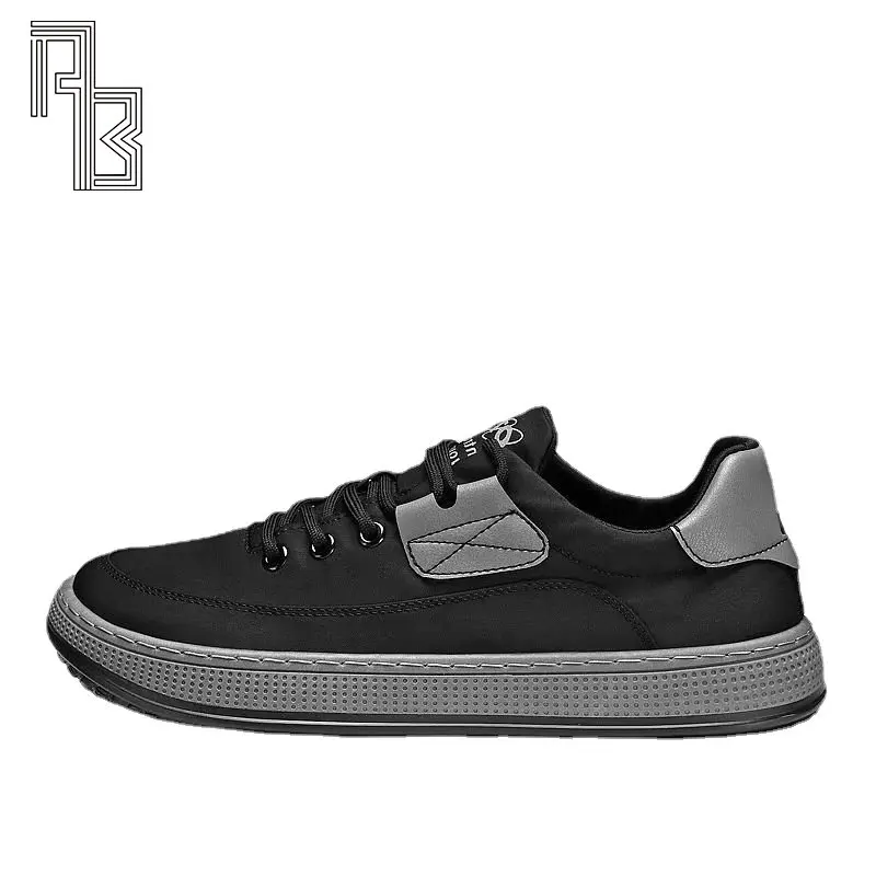 

Кроссовки мужские на шнуровке, низкая толстая подошва, маленькие прогулочные кеды для путешествий, модные Нескользящие, белые