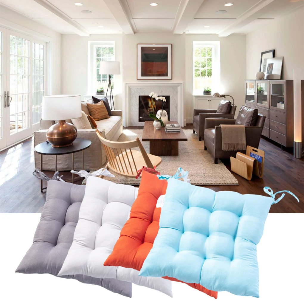 

Фиксируется на подушке стула, устойчивая и не скользящая, из полиэстера, для обеда, сада, офиса