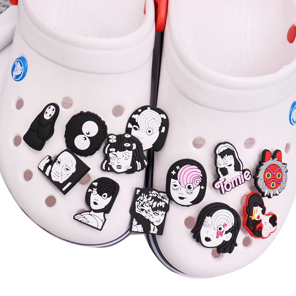 

50 шт., украшения для обуви, из ПВХ