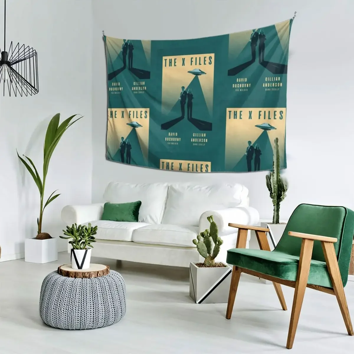 Фильмы X Мюльдер и Скульли Дэвид Духовни Глилиан Андерсон Ретро Винтаж Плакат