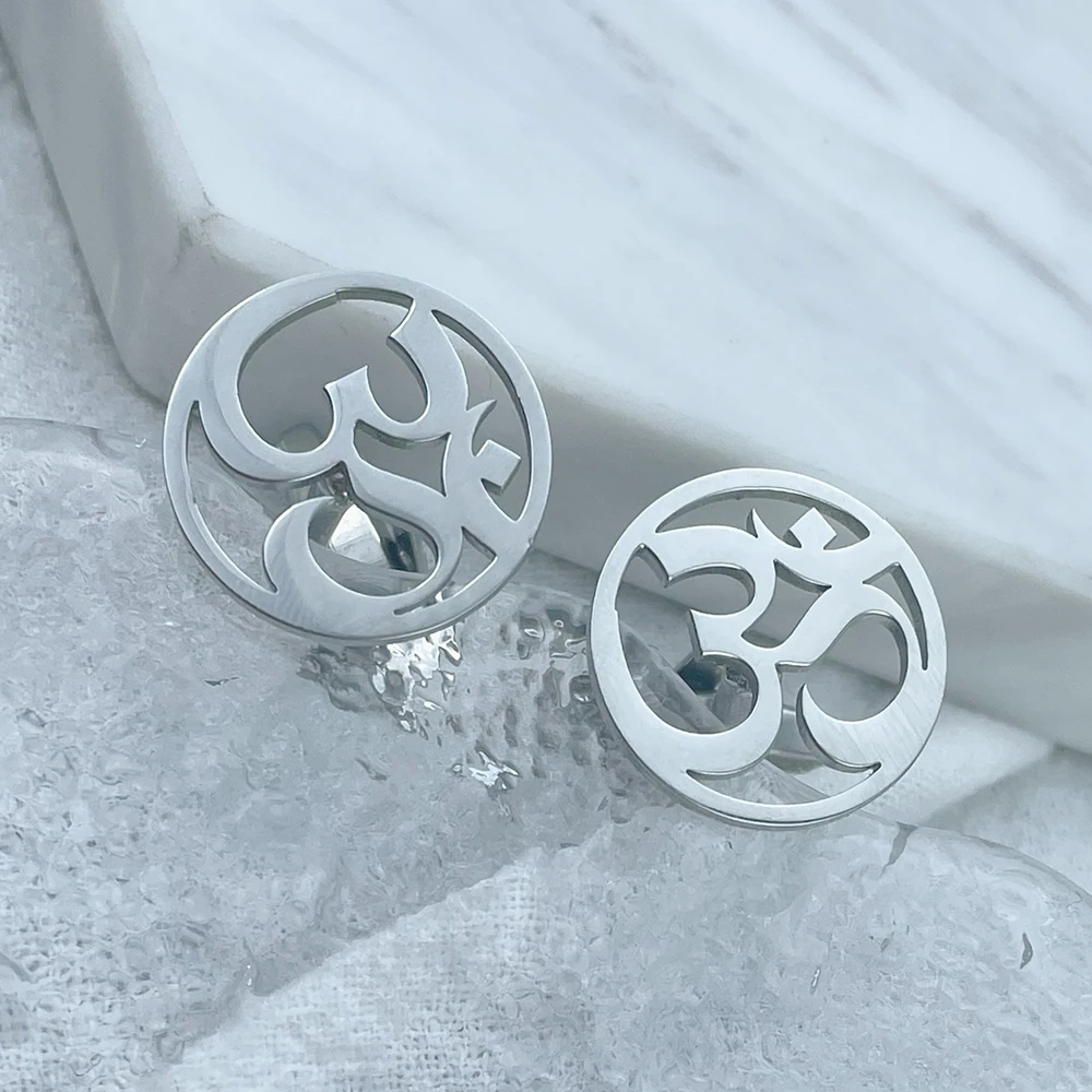 Лидер продаж индивидуальные индуистский Йога мужские и женские запонки из