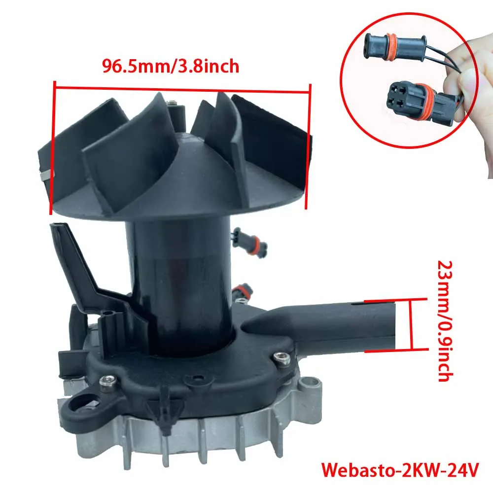 

Двигатель вентилятора для стояночного обогревателя Webasto AT2000ST 12 В 24 В, большой двигатель в сборе, вентилятор, запуск двигателя, автозапчасти для грузовика, аксессуары