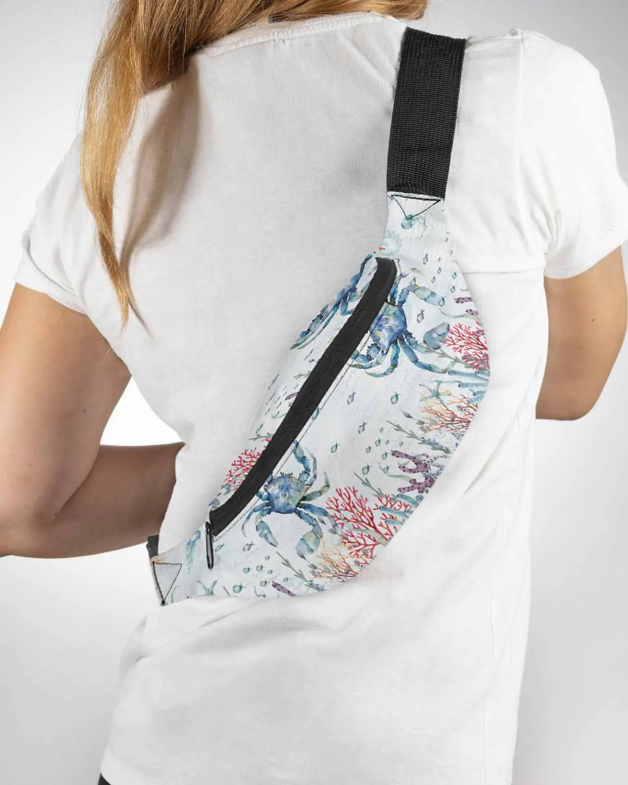 Летний ремень для телефона с искусственной голубой крабой морской звездой