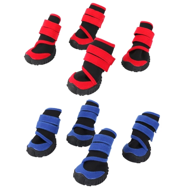 

Водонепроницаемые ботинки для собак, зимние ботинки для домашних животных, зимняя обувь для собак, носки для ран