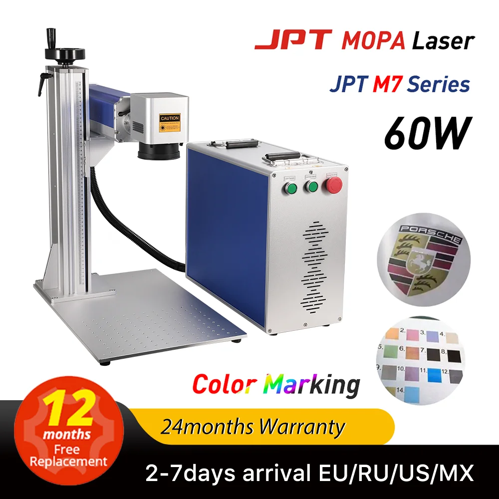 Cloudray 20-60W JPT Fiber Laser Marking Machine For Cutting Jewelry Laser Cut Gold Silver Stainless Steel Copper Aluminum Sheet