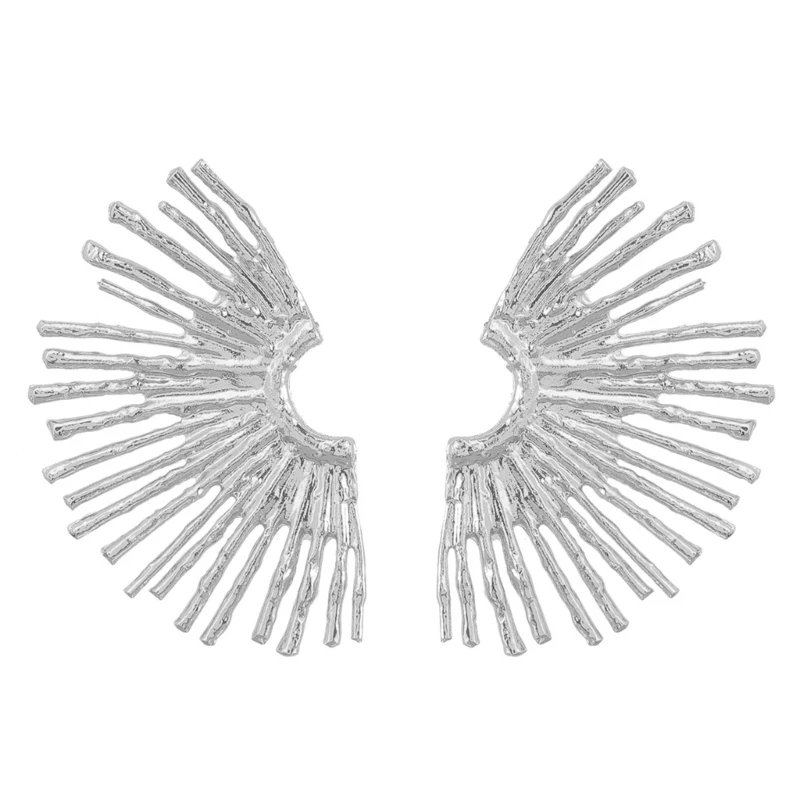 Серьги с полой линией модные серьги-гвоздики стильные украшения для ушей