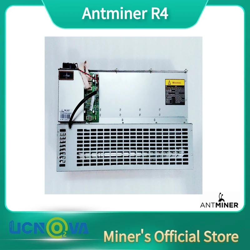 Бесплатная доставка, бесшумный Майнер Antminer R4 8TH/s BTC BCH, экономичный Майнер, чем S9 S11 S17 T9 + T17 для офиса или дома с блоком питания