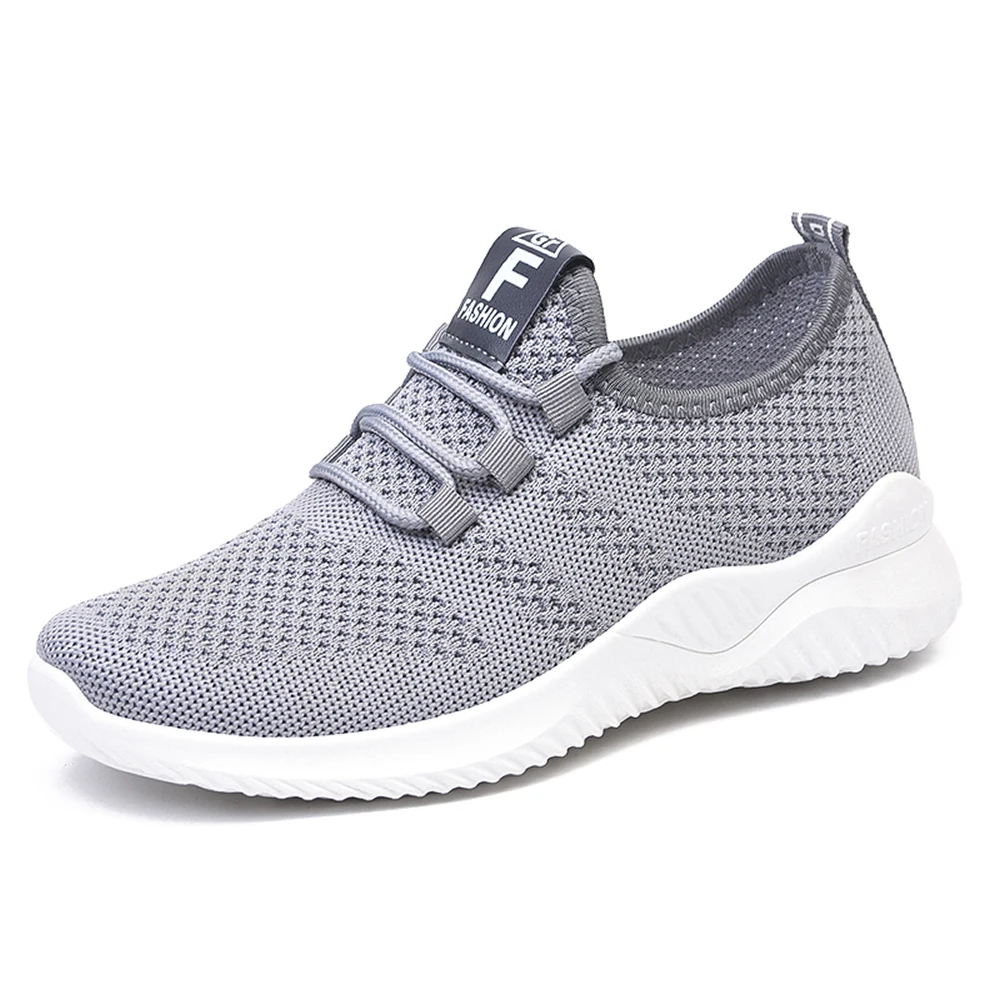 Female 2023 spring casual fashion running shoes flying woven breathable women's shoes soft soled comfortable sneakers for women