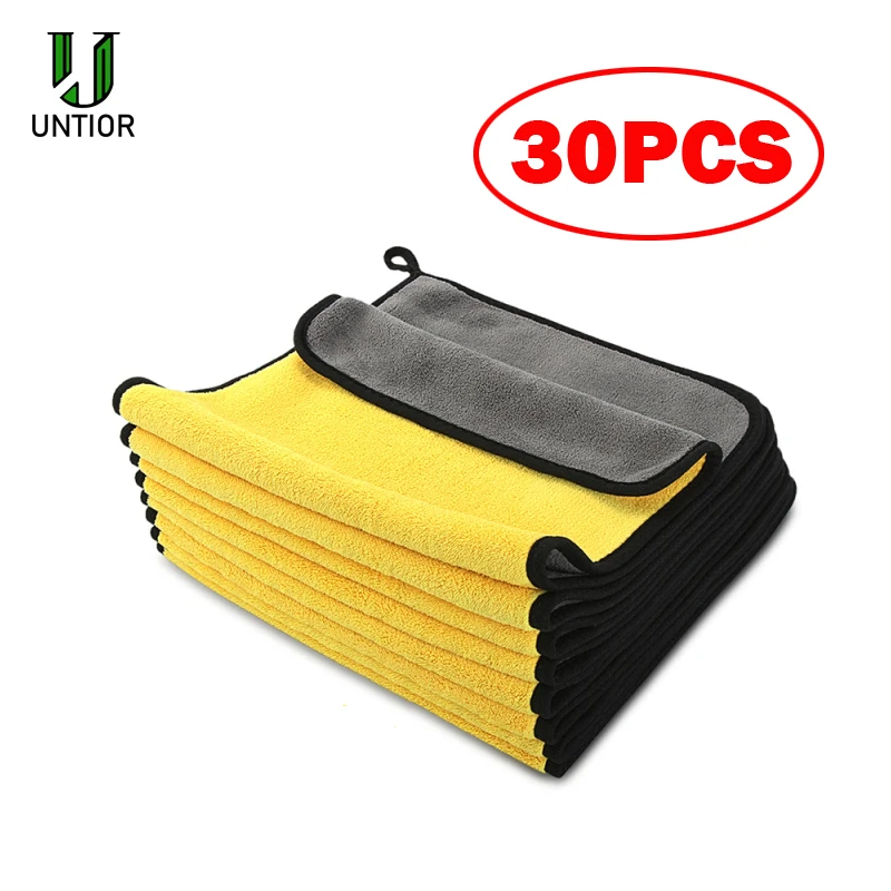 

500GSM Super Absorption Car Wash Microfiber Towel Home Appliances Glass Cleaning Washing Clothes With High Density Coral Velvet