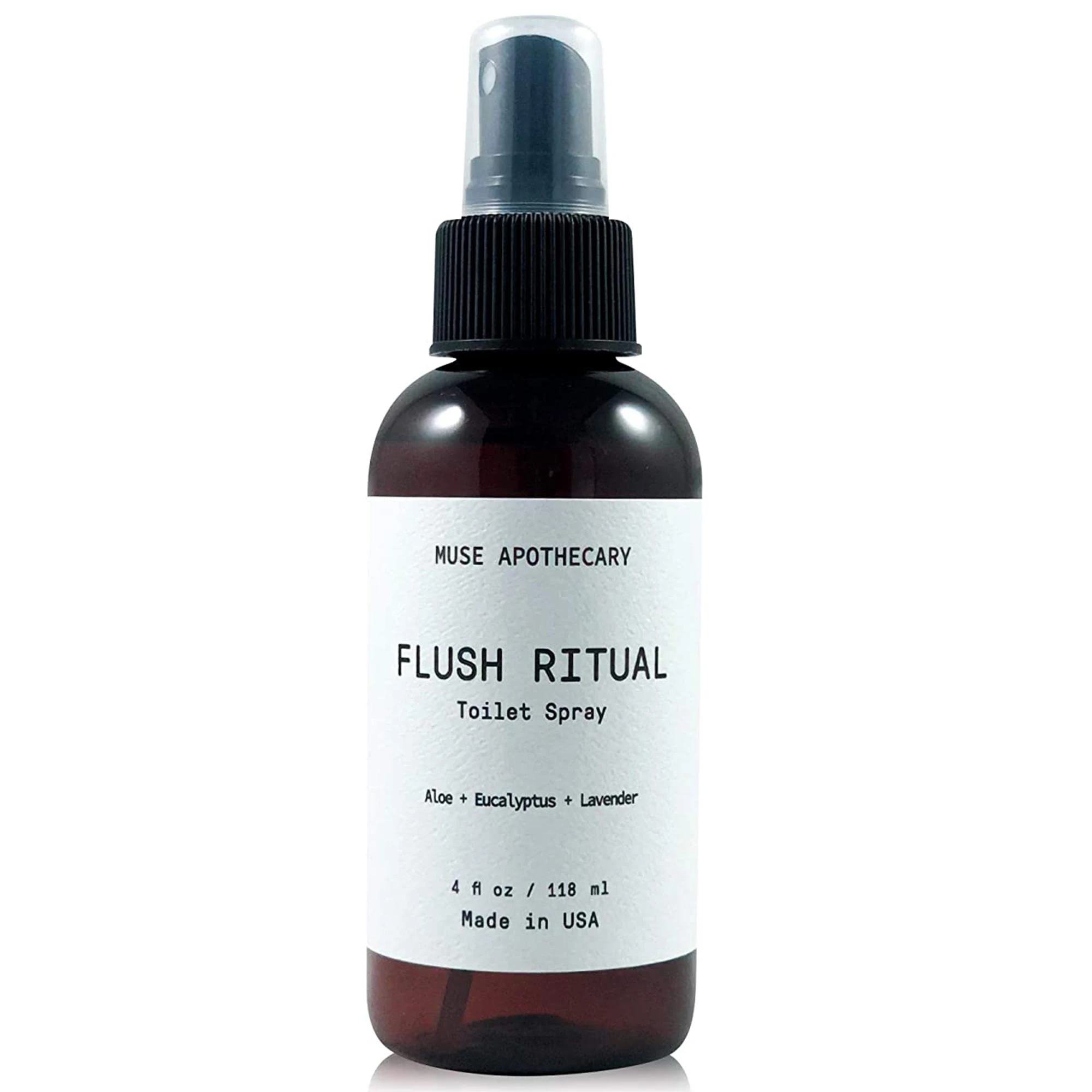 

Flush Ritual Luxury Aromatherapy Toilet Bowl Spray Freshener Bathroom Deodorizer with Essential Oils 4 Oz