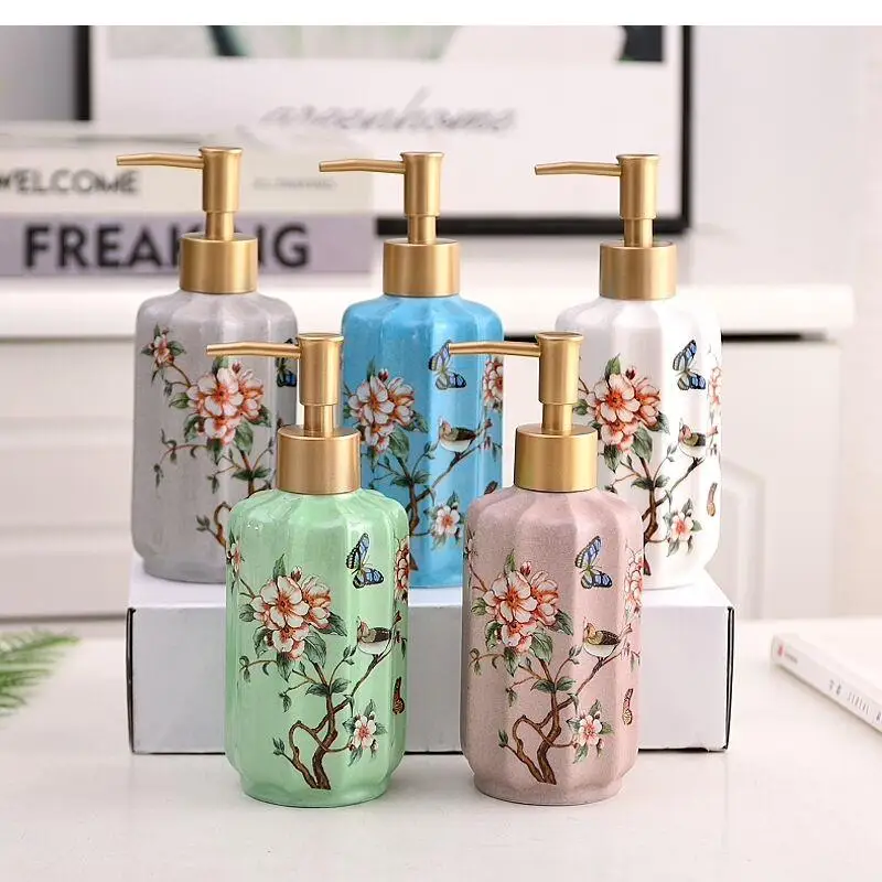 

Ceramic Lotion Bottle, Home Decoration Accessories, Creative Bathroom Supplies, Decorative Ornaments, Simple Shower Gel Bottle