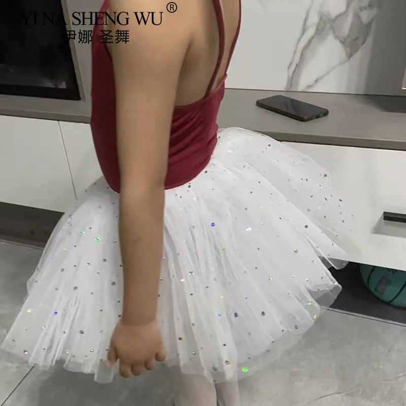 Короткая юбка-пачка из тюля со звездами для девочек детская нарядная балетная