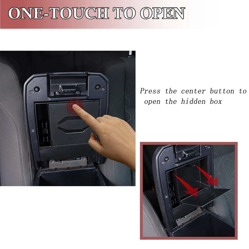 Ящик для хранения в подлокотнике Toyota Tacoma 2016-2023 аксессуары органайзер центральной