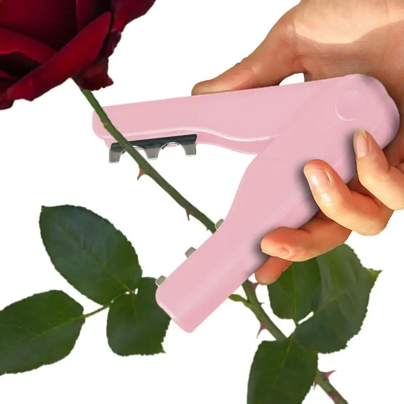 

Florist Metal Flower Rose DIY Cut Tool Florist Garden Flower Thorn Stem Leaf Thorn Removal Safety Rose Plier Stripping Tool