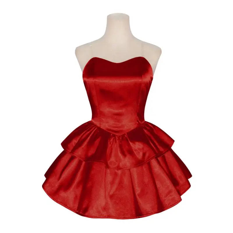 Аниме Kirigoe Mima Косплей Платья и парики повязка на голову совершенно синие