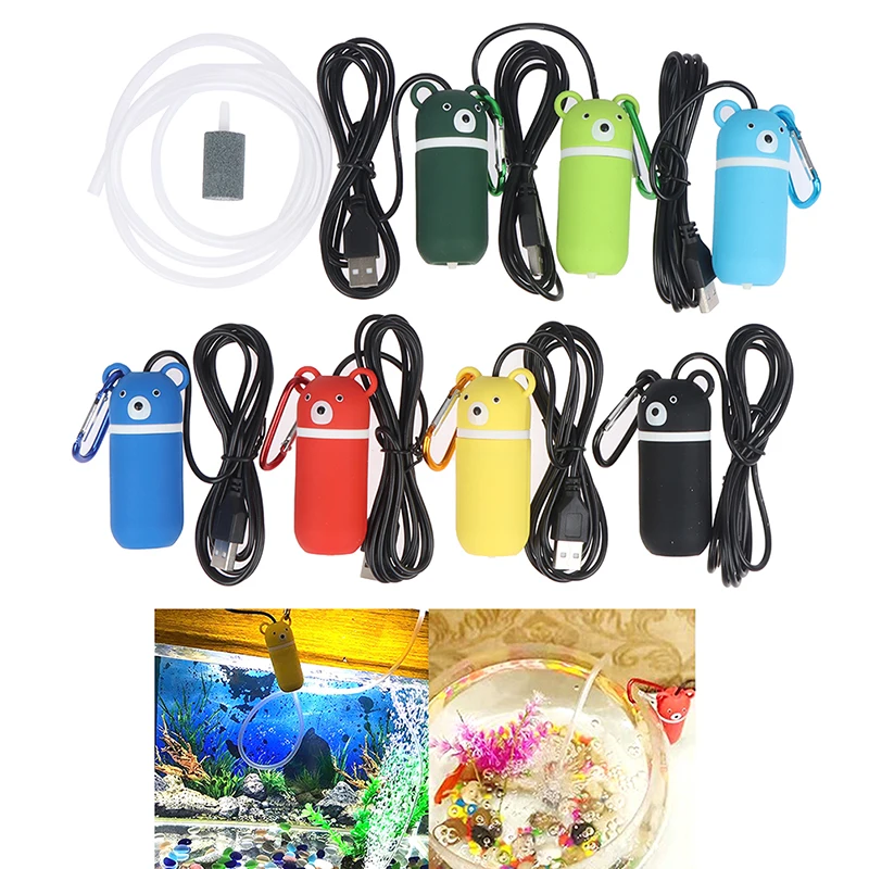 

Миниатюрный аквариумный фильтр с USB, кислородный воздушный насос для рыболовного резервуара, ультратихий, с высокой энергоэффективностью, ...