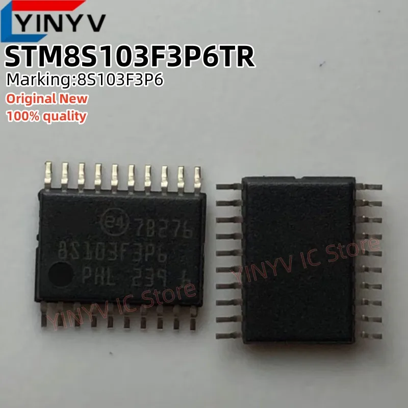 

5-20Pcs STM8S103F3P6TR 8S103F3P6 STM8S103F3P6 TSSOP20 STM8S103 IC MCU 8BIT 8KB FLASH Chip Original New 100% quality