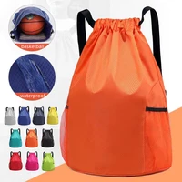 nylon sport bag for women fitness waterproof beach swimming backpacks drawstring gym backpack men fashion fitness yoga bag
