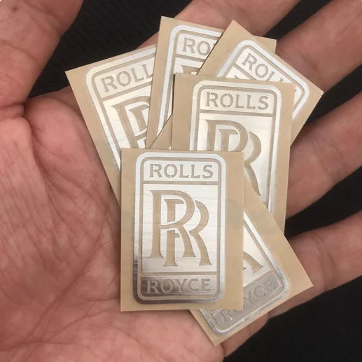 

3D металлическая наклейка с логотипом автомобилей, гальванический металл, сделай сам, украшение, модификация, наклейки для Rolls Royce Phantom Ghost Wraith, аксессуар