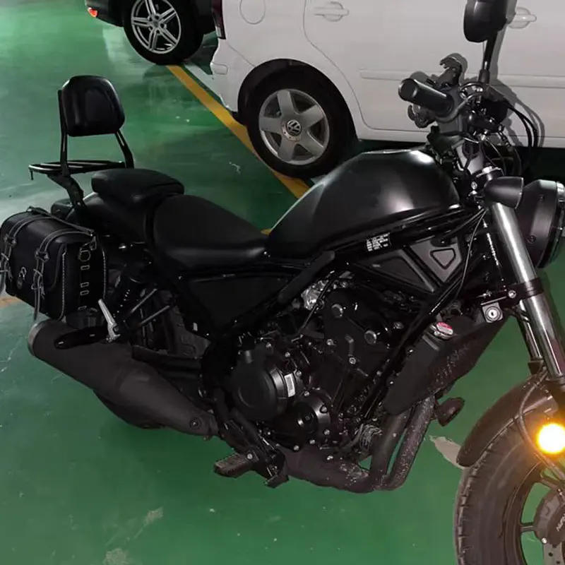Подходит для Honda Rebel CMX300 CMX500 2017-2021 черная кожаная задняя спинка пассажирского