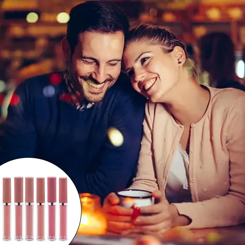 

Velvet Matte Lipsticks Lip Moisturizer Care For Women Velvet Matte Lipsticks Lip Cosmetic Lip Plumper Non-stick Nude Lipstick