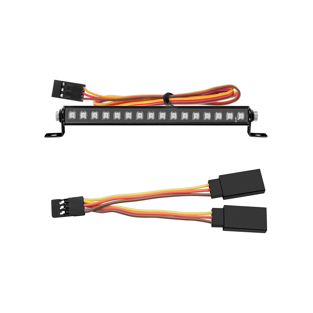 

Metal 16 LED 8 Modes Roof Light Bar Roof Lamp for TRX4M TRX4-M 1/18 RC Crawler Car Upgrade Parts