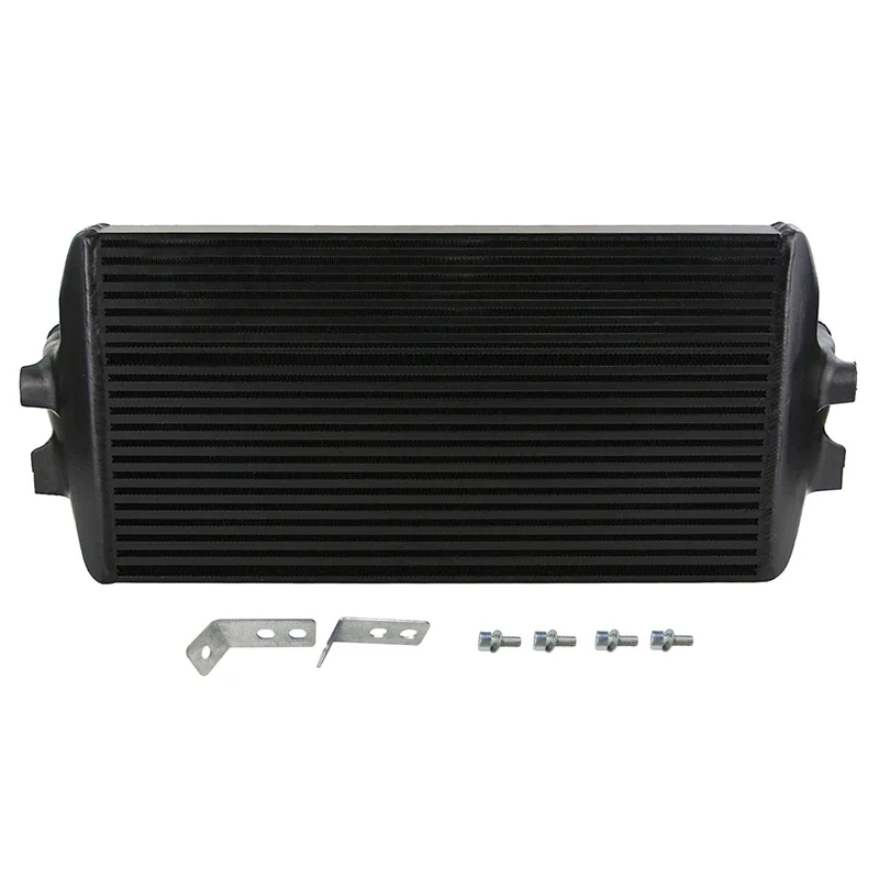 Фото Boost BMW 535i F07-F11/F18 (09-16) и 740i/730d(x)/740d(x) F01-F02 (07-15) Алюминиевый передний радиатор с полосой и пластиной №4