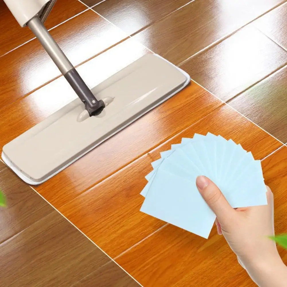 

30Pcs Cleaner Sheet Dissolvable Paper Mopping Floor Multi-effect Tile Floor Cleaner Tablets Home Cleaning Sheet