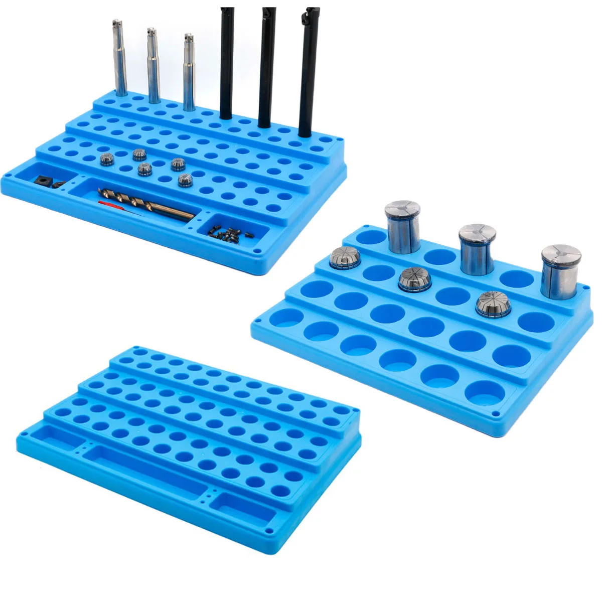 Держатель инструмента 24-72 отверстия ящик для хранения фрезы органайзер сверл с