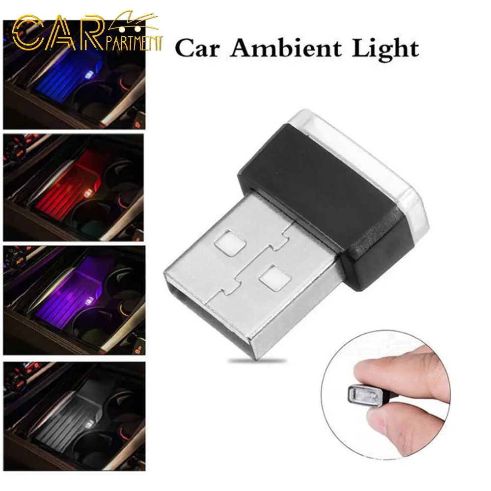 

Mini Led Modeling Light Universal Neon Interior Light Multifunctional Portable Usb Light Car Interior Accessories
