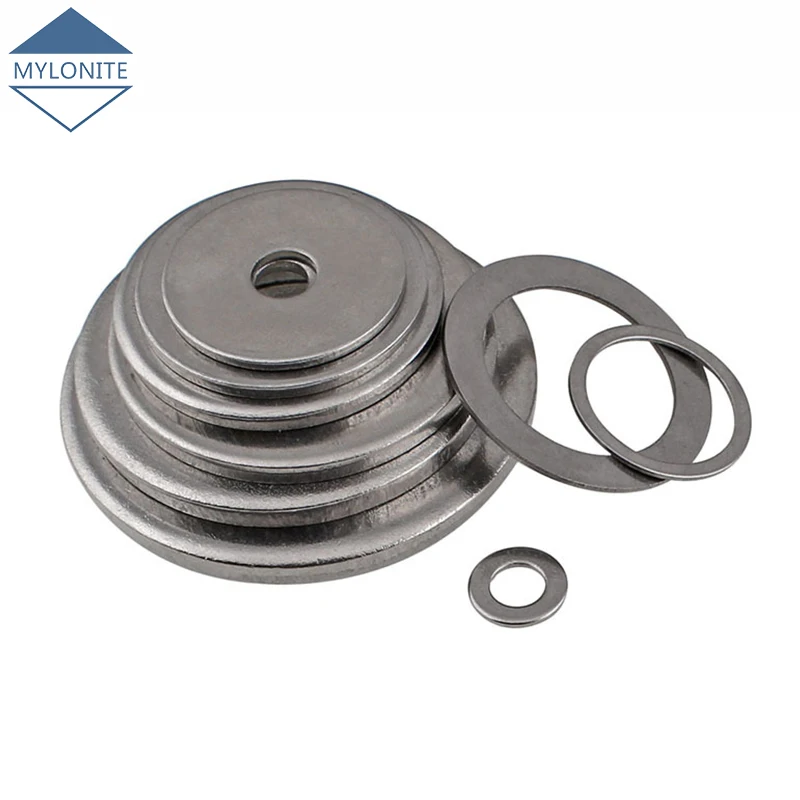 

M1.6 M2 M2.5 M3 M4 M5 M6 M8 M10 Stainless steel Flat Gasket Washer Ultrathin Ring Thickness 0.3mm-4mm