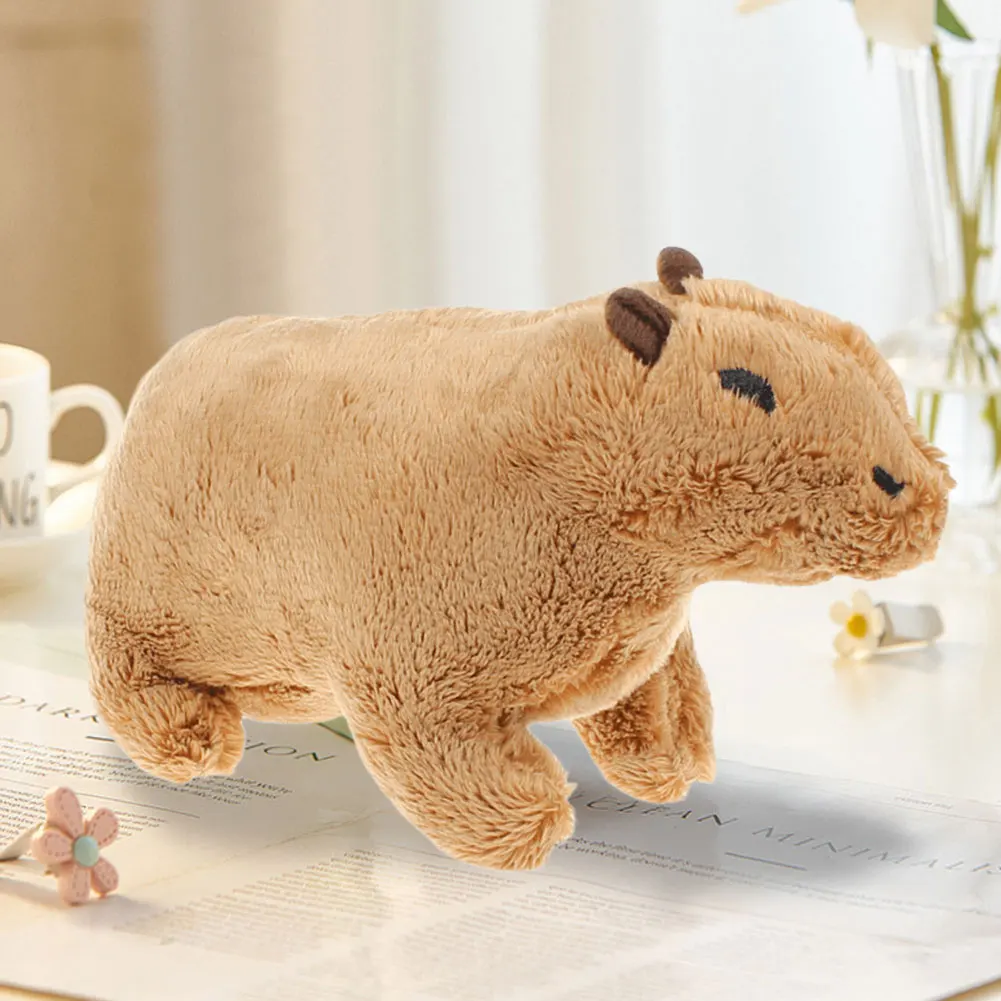 Kawaii игрушка-капибара 20/30 см мягкие куклы-капибары мягкая имитация пушистой