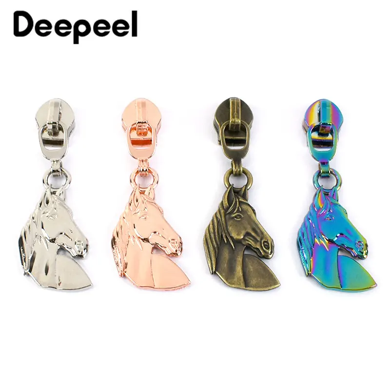 

5/10/20 шт. 5 # Натяжной слайдер на молнии для нейлоновых застежек-молний декоративный набор на молнии с лошадиной головкой для ремонта сумки одежды карманные Швейные аксессуары