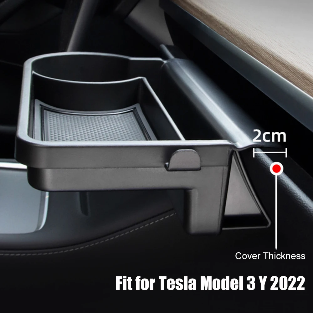 Tesla Model 3y Мини-держатель Для Мусора Подстаканник Крепление Телефона Ящик Хранения