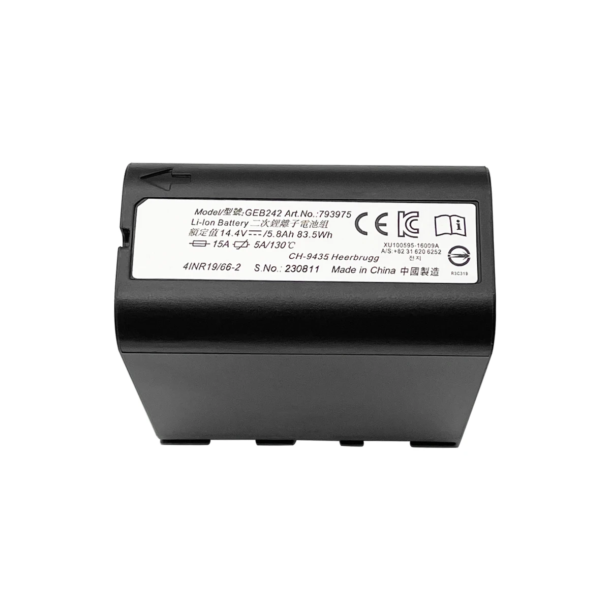 Литий-ионная аккумуляторная батарея GEB242 для серии Leica Pack TS30 TS тахеометра TM30/50/60