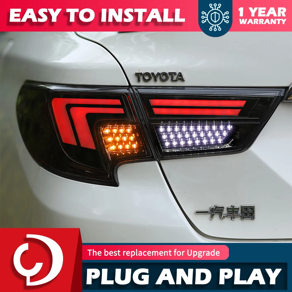

AKD Car Styling for Toyota Mark X Tail Lights 2014-2019 Reiz LED Tail Light LED Lamp DRL Signal Brake Reverse auto Accessories