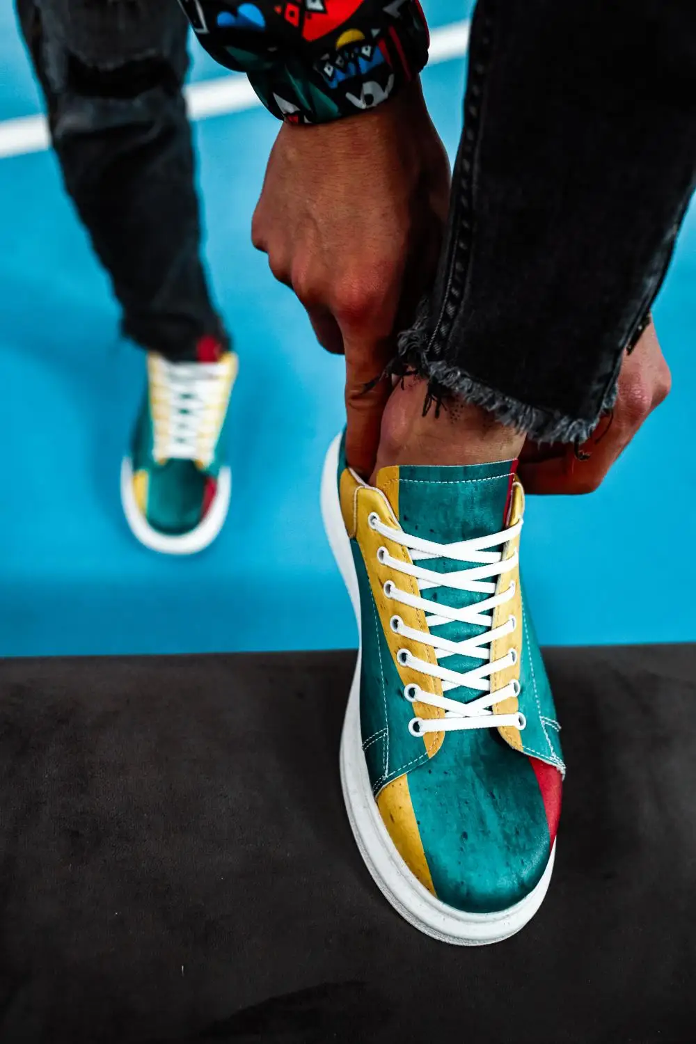 

Кроссовки унисекс на шнуровке, удобные эластичные, удобные, повседневные, ортопедические, легкие, без запаха, для бега, цифровой принт, R044, Се...