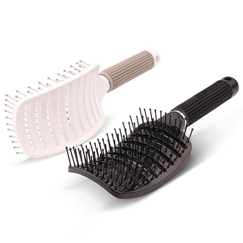 

1PC Salon Scalp Massage Comb Curly Detangle Hair Brush Hairdressing For Women Styling Tools