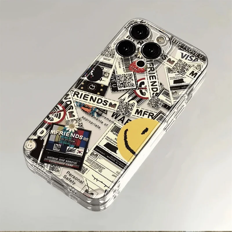 Наклейка в виде газеты для OPPO A3 A60 A57 A38 A79 A58 A98 A5 F9 F11 A94 A92 A76 A74 A73 A54 A53 A31 A15 2020 Pro