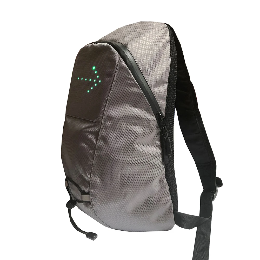 15L Bicycle Bag USB LED Turn Signal Light Remote Control Safety Bag Outdoor Hiking Climbing Backpack Waterproof Sport Backpack