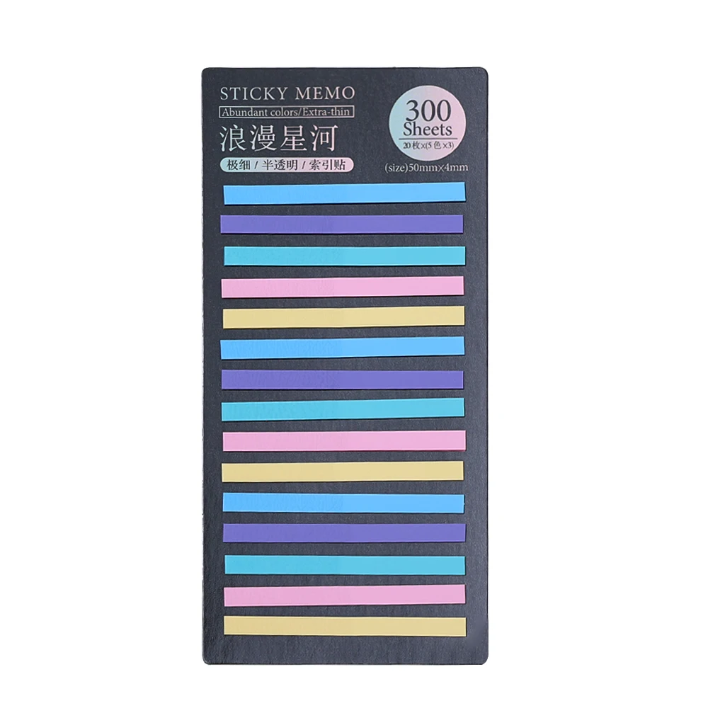 

Радужные стикеры для заметок 300 штук