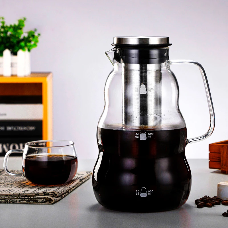 Pot With Removable Stainless Steel Filter Drip Dual Use Espr