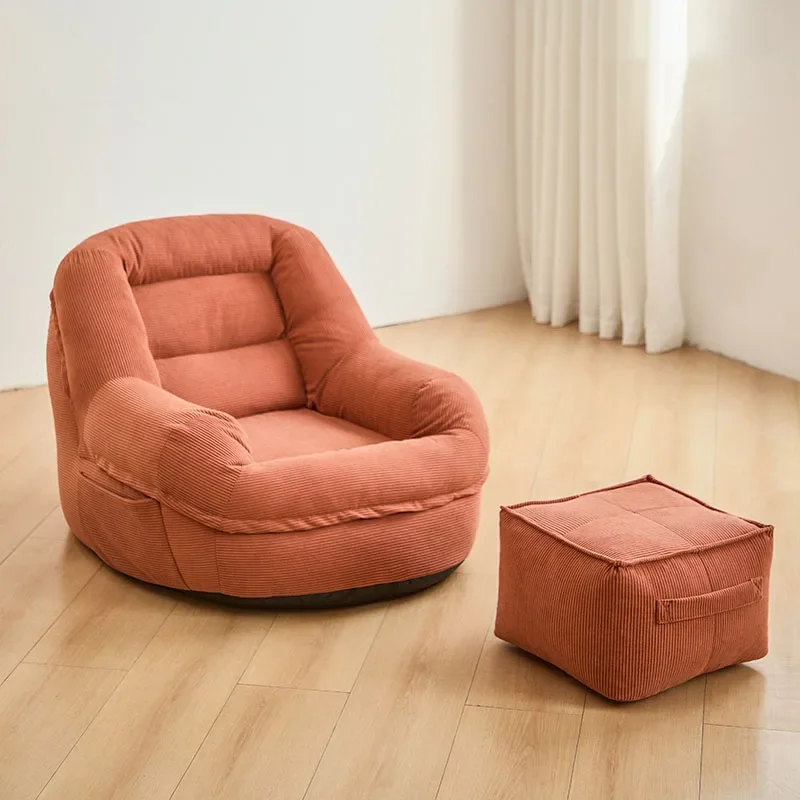 Маленький ленивый Европейский диван мягкий белый удобный в скандинавском стиле