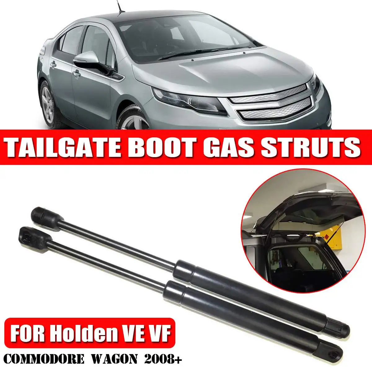 

2Pcs Car Front Shock Hood Gas Strut Bars Damper Lift Support Gas Spring for Holden VE VF Commodore Wagon 2008-2020