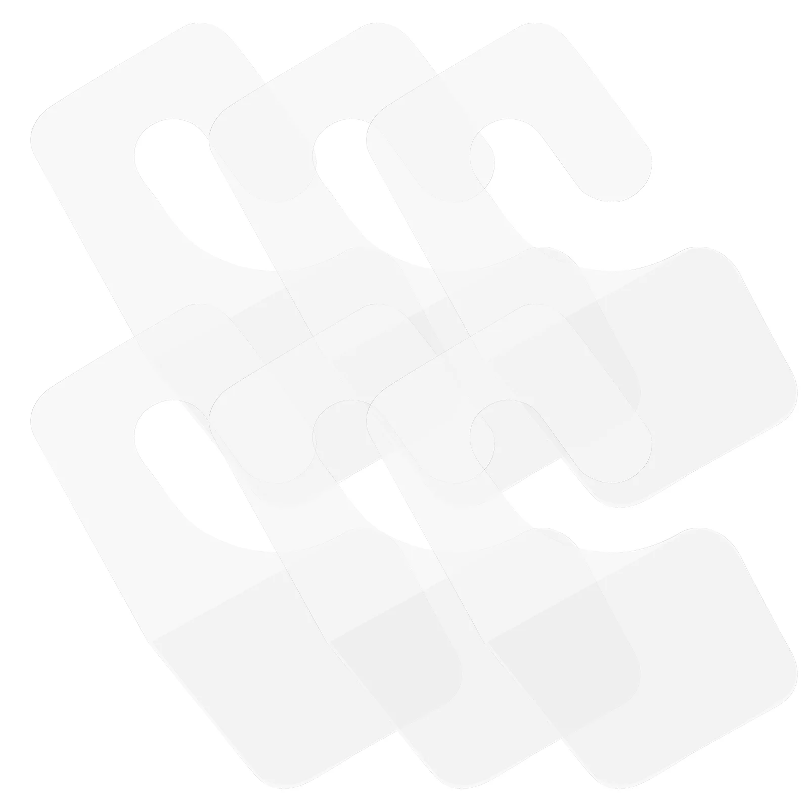 100 шт. крючок с отверстием для самолета вешалки дисплея наклейки бирки липкие