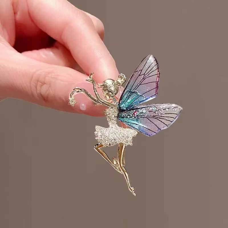 

Brooches Fashionable and Versatile Brooch Birthday Gift Exquisite Flower Brooch Gift for Women Brooch Dancing Girl Zircon