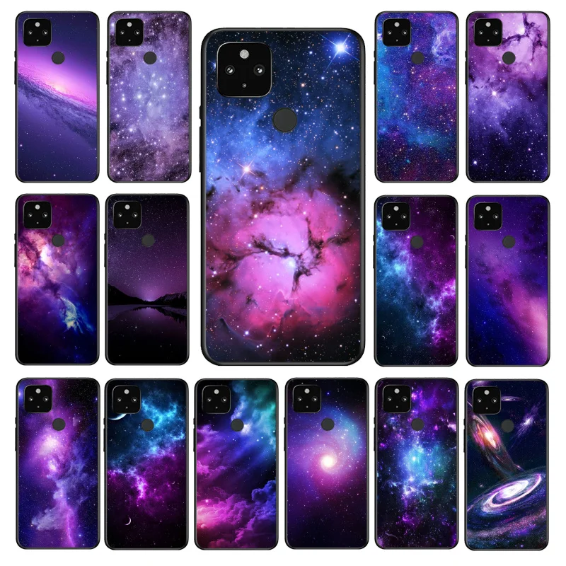 

Blue Purple Blue Pink Space Fantasy Phone Case for Google Pixel 7 Pro 6A 6 Pro 5A 4A 3A Pixel 4 XL Pixel 5 6 4 3 XL 3A XL