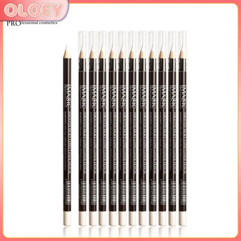 

Wooden White Line Eyeliner Not Easy To Smudge Waterproof And Sweat-proof Lying Silkworm Pen Eyeliner Makeup Cosmetic