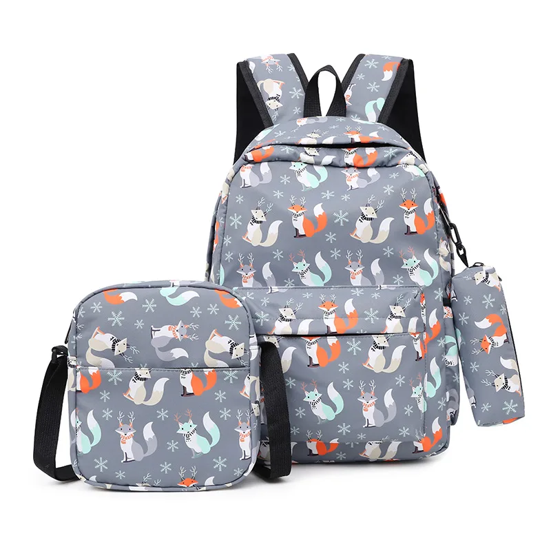 Children School bags set Girls Primary Backpack Kids school backpcak 3 pcs princess schoolbags kids mochilas escolar infantil