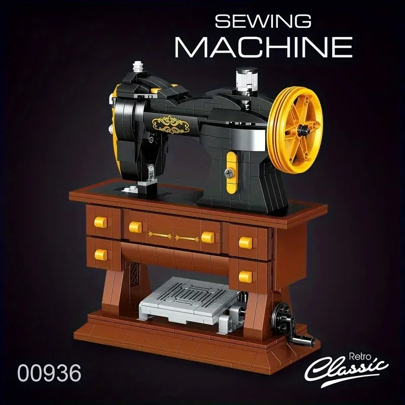 633 шт. Детский конструктор Ретро